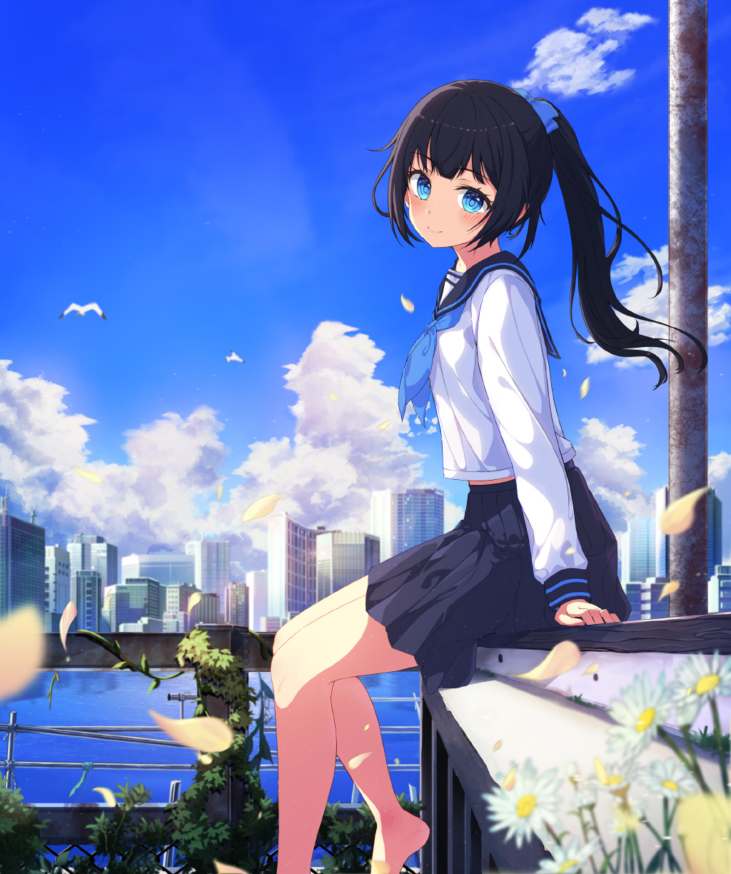 【P站画师】萌系少女,日本画师もち的插画作品