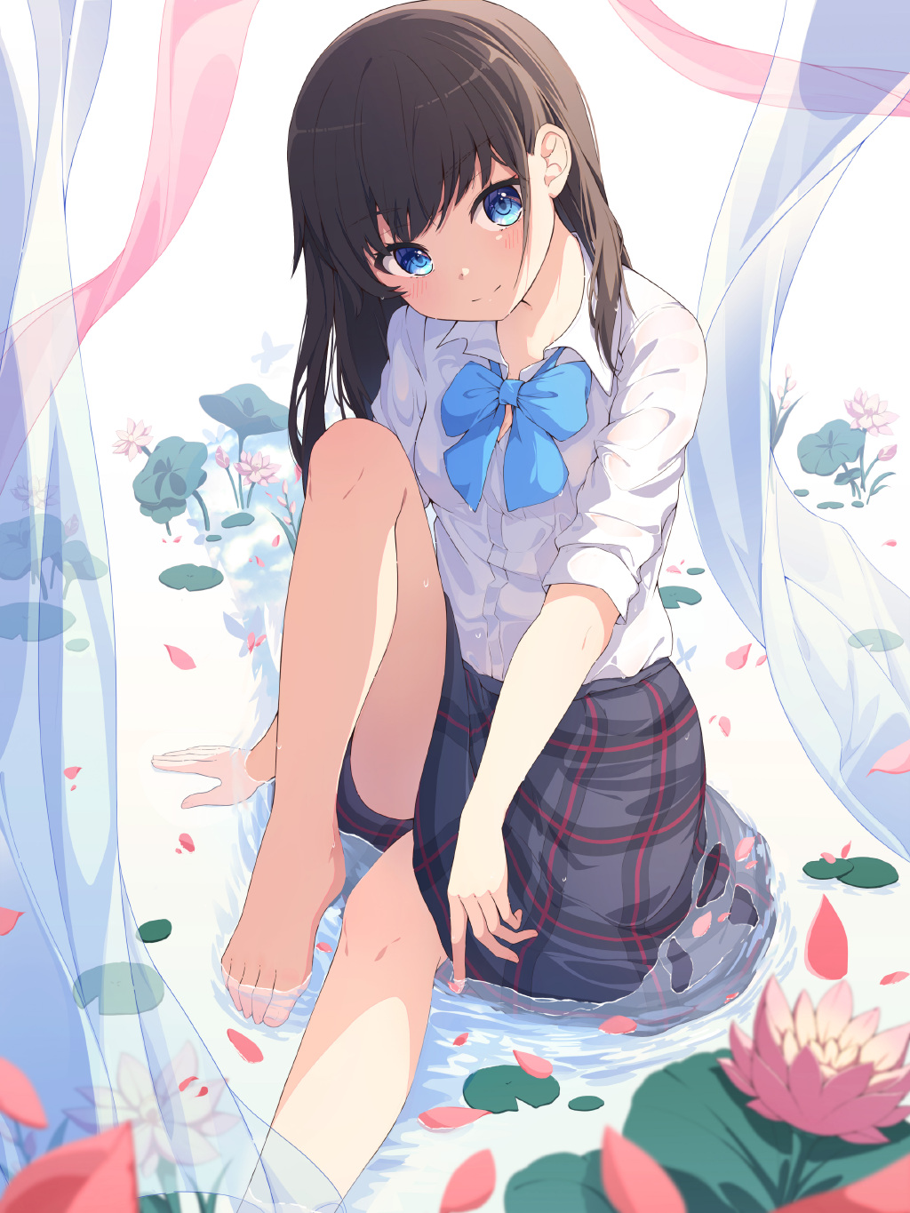 【P站画师】萌系少女,日本画师もち的插画作品