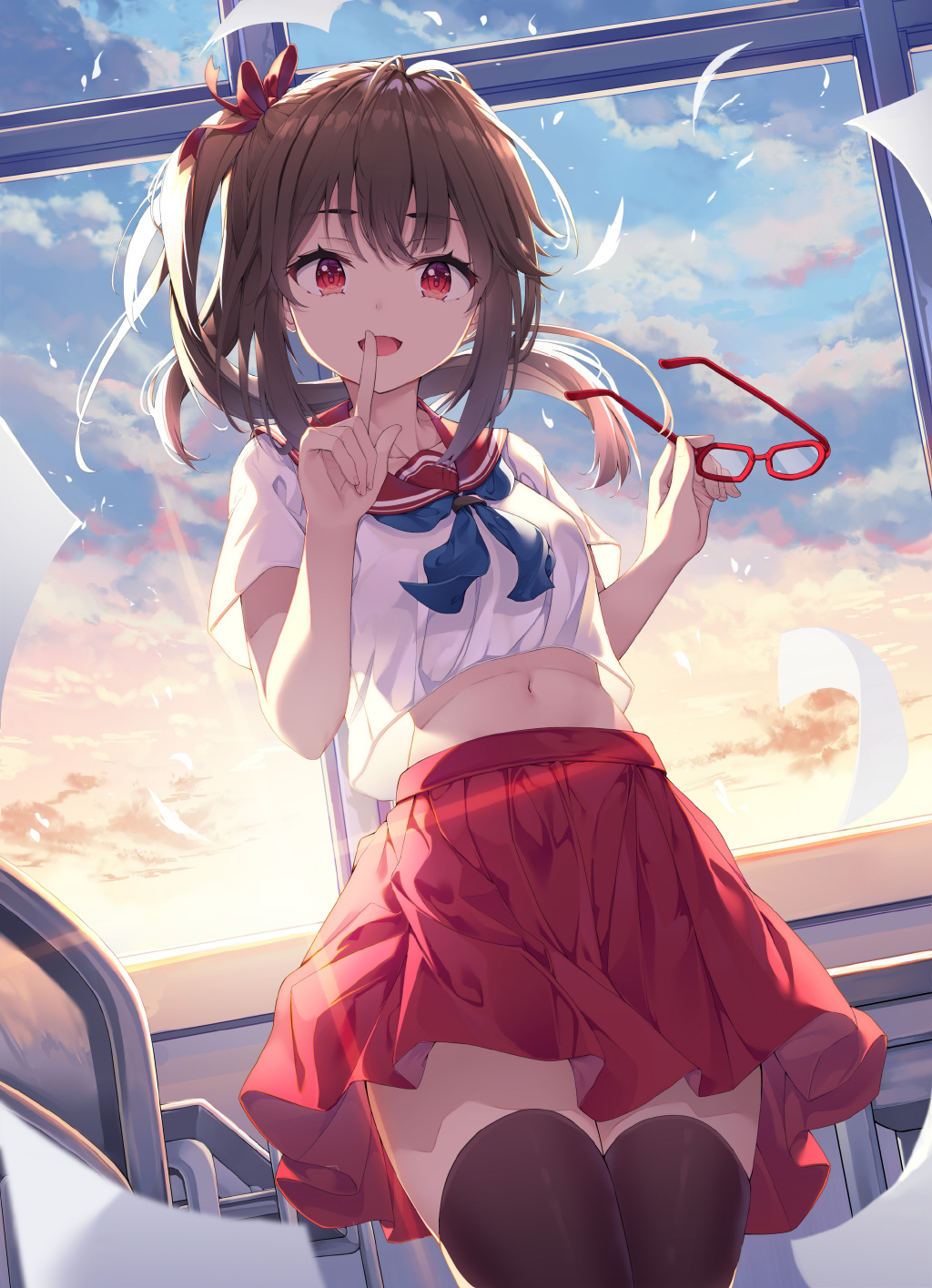 【P站画师】萌系少女,日本画师もち的插画作品