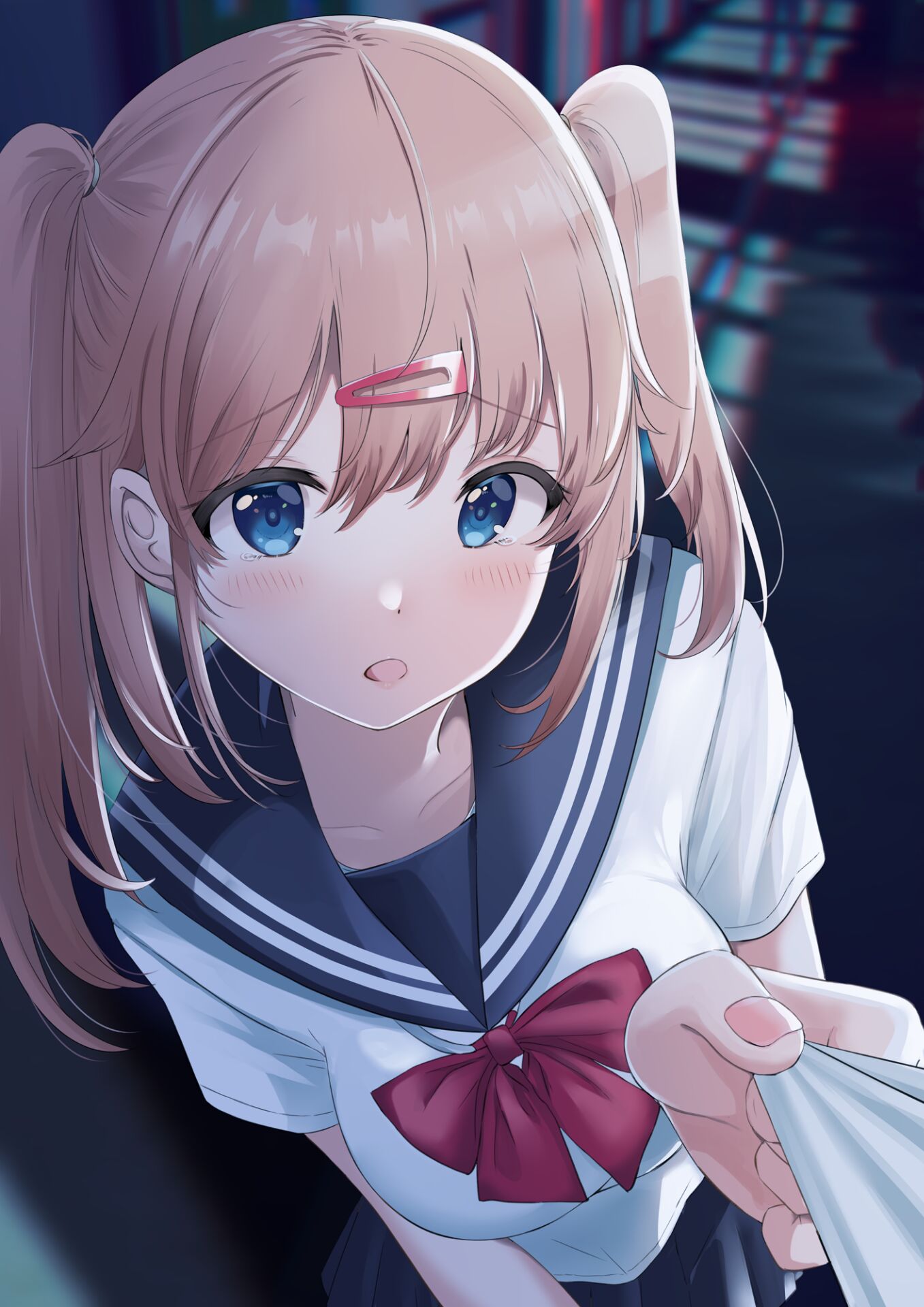 【Pixiv画师推荐】塩かずのこ-前辈，要来场甜甜的恋爱吗？_10P