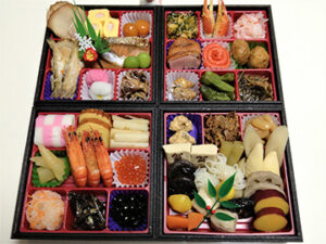 百货店和其他店铺销售的豪华“Osechi Ryori（御节料理）”