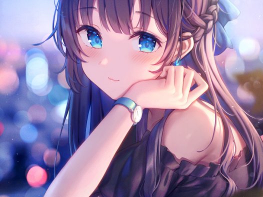 【P站画师】黑长直萌妹你喜欢吗？日本画师川見ナミ的插画作品