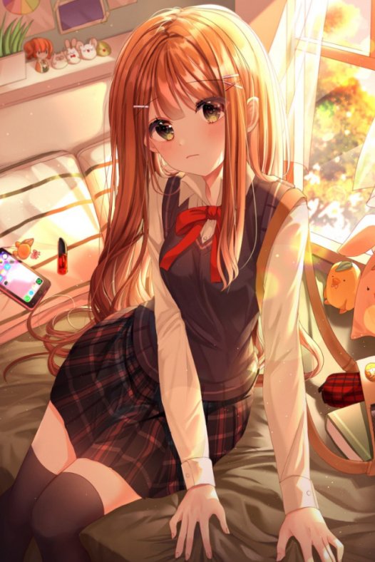 【P站画师】女朋友的小情绪,韩国画师Myowa的插画作品