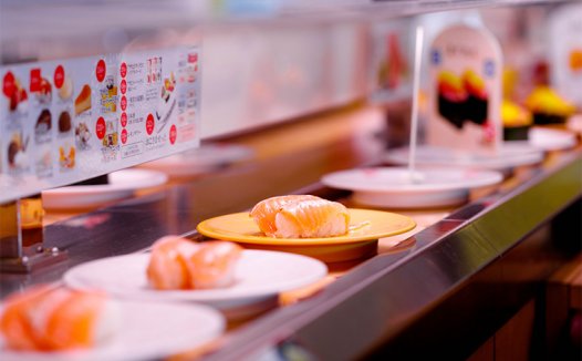 日本美食娱乐,不断发展的回转寿司